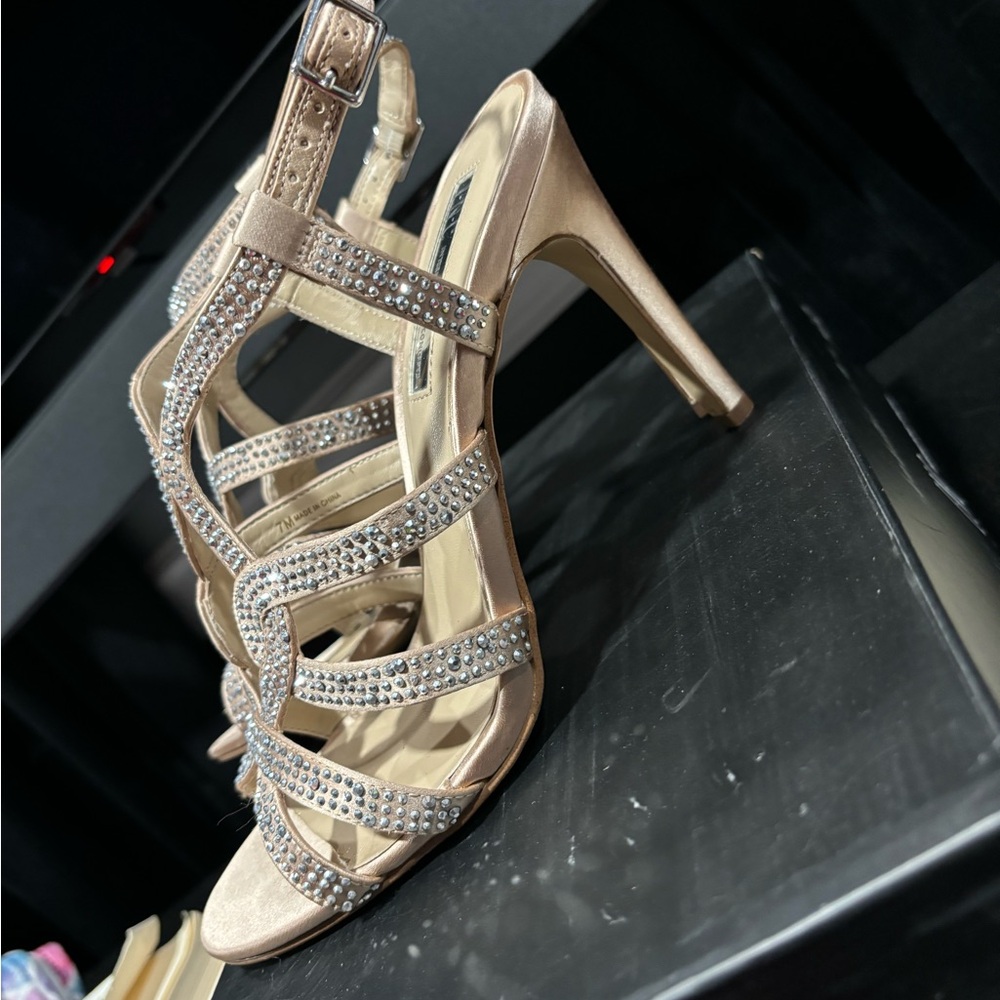 International Concept rhinestone 2inch heel